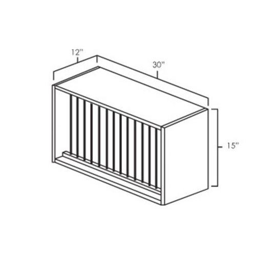 Everview RTA Platinum Shaker Plate Racks - MBS Interiors